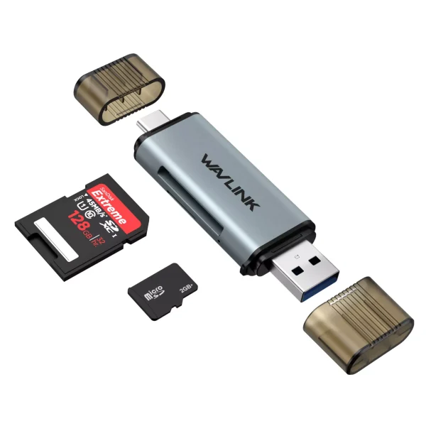 Wavlink USB-C/ USB 3.0 Card Reader - Image 2