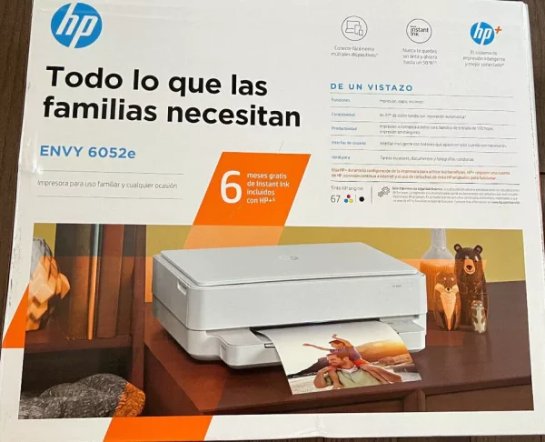 New HP Envy 6052e (6065e) All In One Printer-Wireless-Copy-Photo+Free INK - Image 7