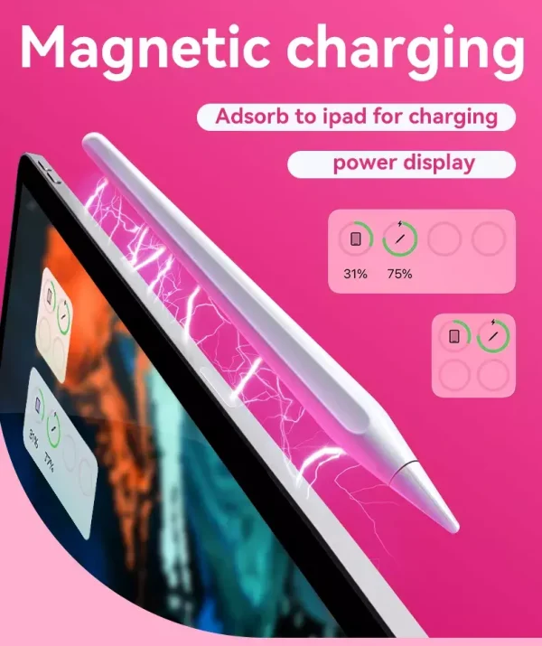 2024 iPad Pencil 2nd Generation For Apple iPad Pro Stylus with Wireless Charging - Image 3