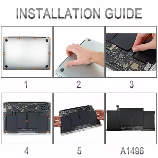 NEW Genuine OEM A1466 A1369 A1496 A1405 A1377 Battery for Apple MacBook Air 13'' - Image 5