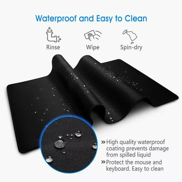 Large Extended Gaming Mouse Pad Mat Stitched Edges Non-Slip Waterproof Mousepad - Image 6