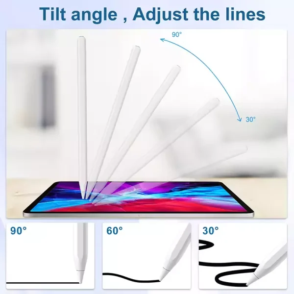 2024 iPad Pencil 2nd Generation For Apple iPad Pro Stylus with Wireless Charging - Image 5